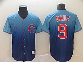 Cubs 9 Javier Baez Blue Drift Fashion Jerseys,baseball caps,new era cap wholesale,wholesale hats